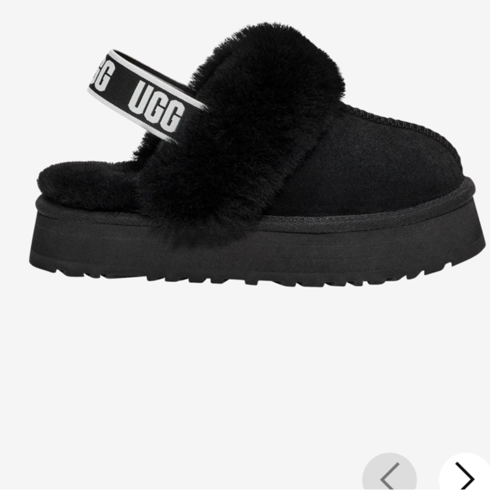 UGG Kids Black Slippers
